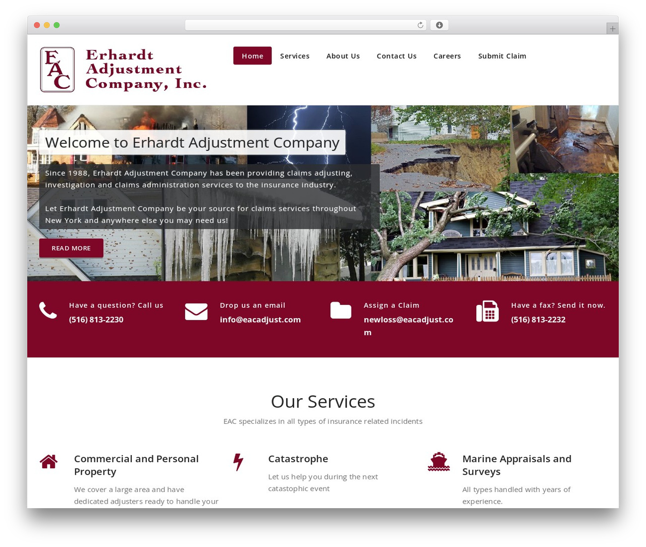 Appointment WordPress theme design - eacadjust.com Appointment WordPress theme design - eacadjust.com