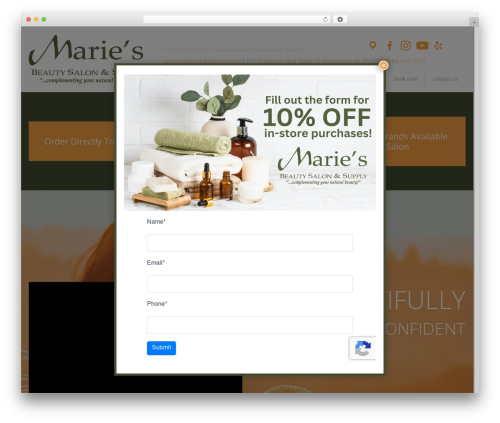 Beaver Builder Theme premium WordPress theme - mariesbeauty.com