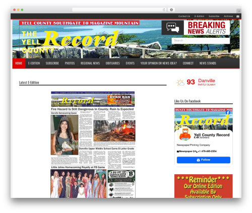 Webads stats WordPress plugin - theyellcountyrecord.com
