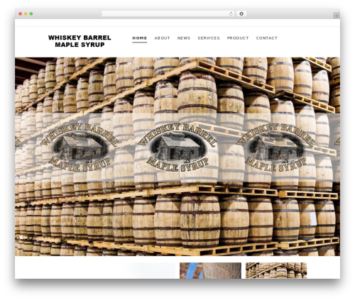 Creator Responsive WordPress Theme WordPress theme design - whiskeybarrelmaplesyrup.com