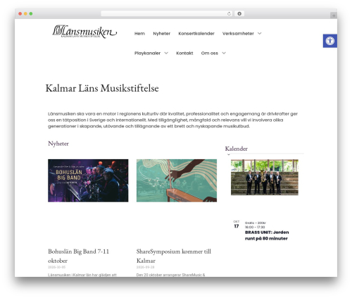 Hydrogen WordPress theme - lansmusiken.se