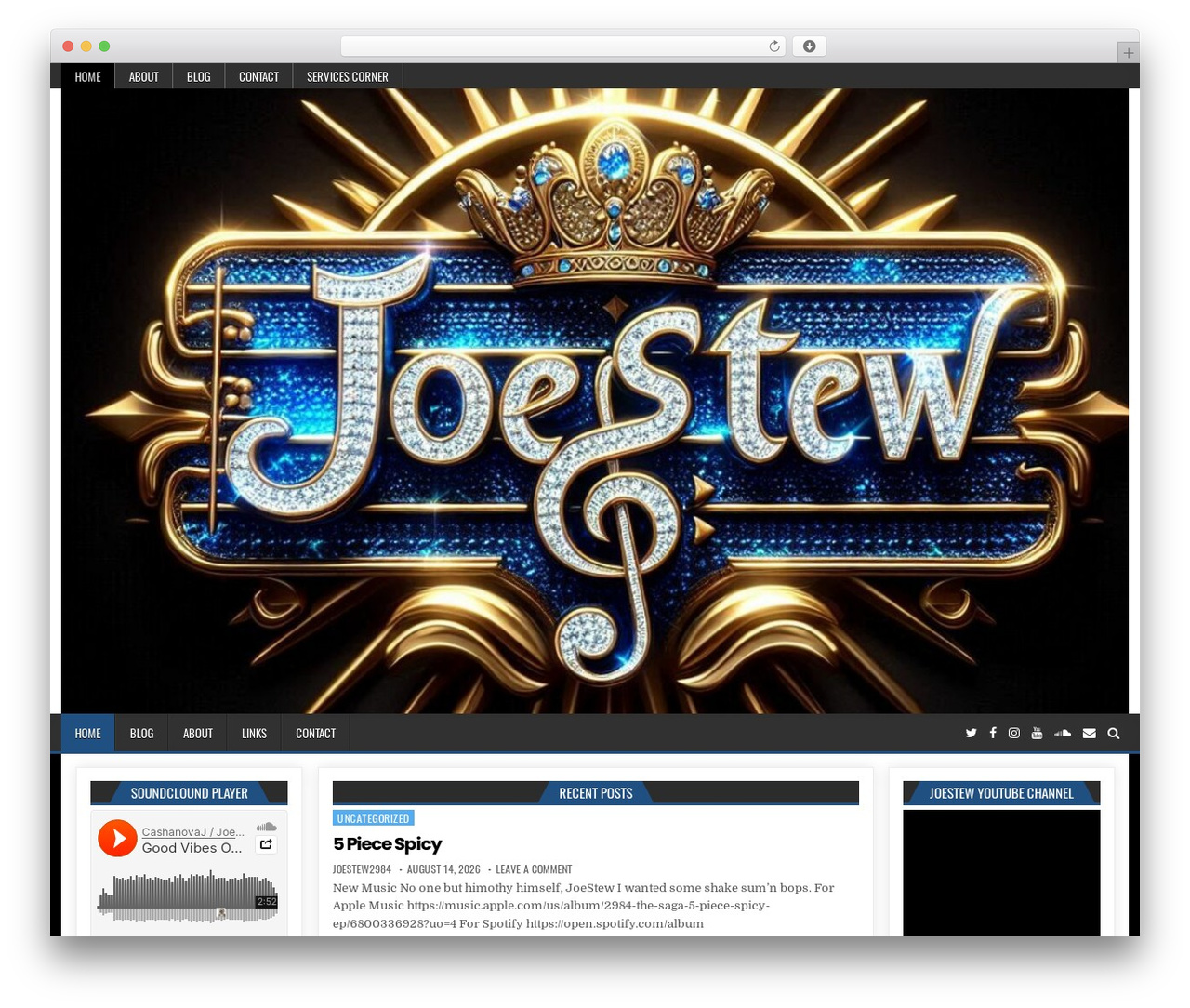 WordPress theme CoolWP - joestew.net