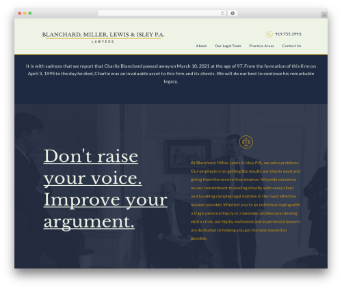 BMLI WordPress theme - bmlilaw.com
