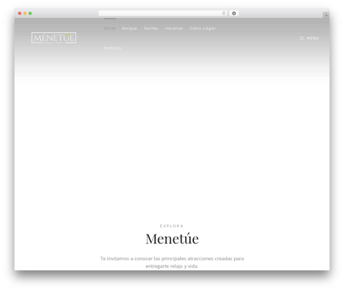 Milenia theme functionality WordPress plugin - menetue.com