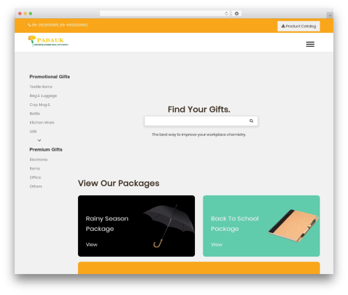 Source Code theme WordPress - padaukco-gift.com