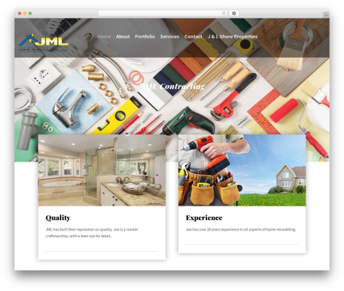 Theme WordPress Cherry Framework - jmlhomeremodeling.com