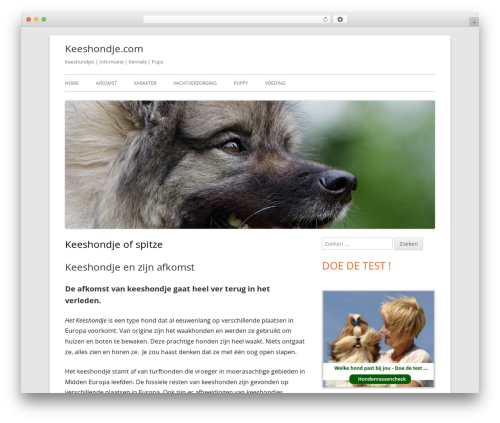 Tiny Framework WordPress theme - keeshondje.com Tiny Framework WordPress theme - keeshondje.com