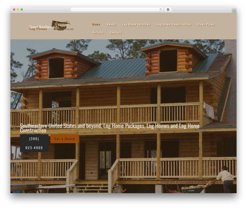 ui8 theme WordPress - greatsouthernloghomes.com