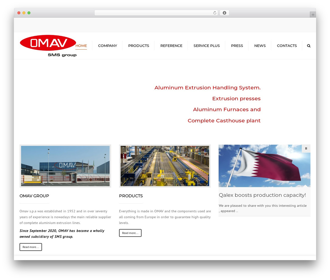 WordPress theme constructo - omav.com