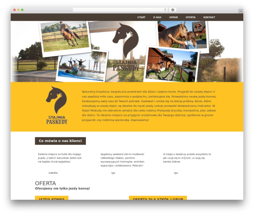 WordPress theme SmartStart WP - Responsive HTML5 Theme - stajniapaskudy.com
