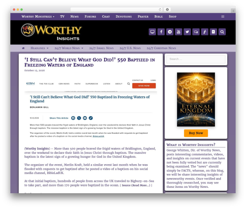 WordPress theme GeneratePress - worthyinsights.com