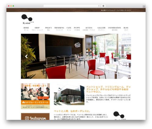 WordPress theme Theme Name - k-nine-dog.com