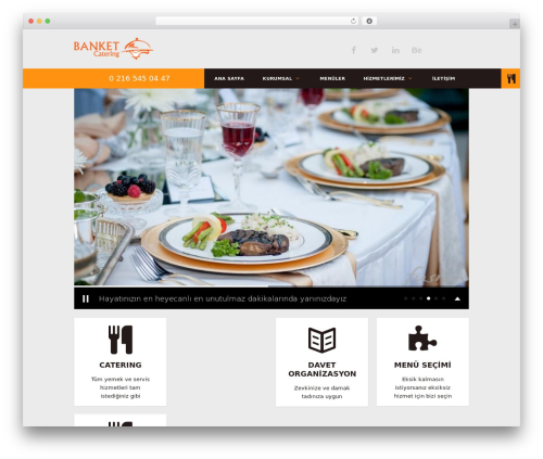WP theme Infinity - banketcatering.com