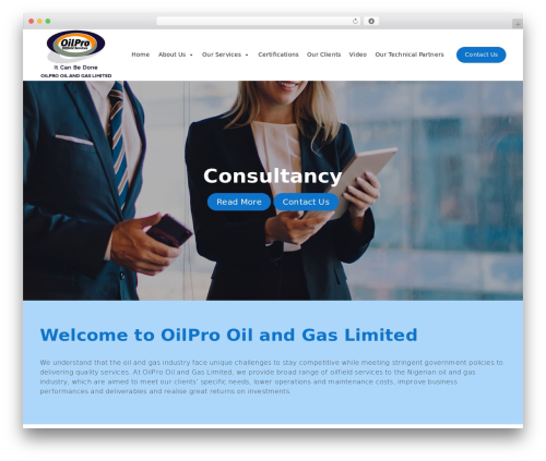 WT1 WordPress theme - oil-pro.com