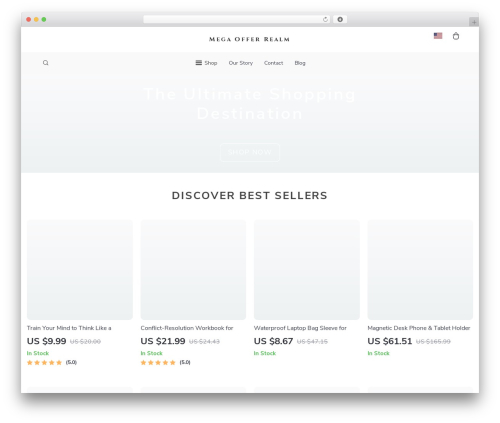 Botticelli WordPress shop theme - megaofferrealm.shop