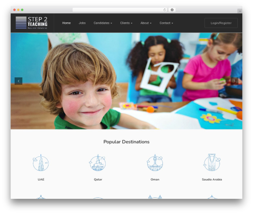 Wp job board WordPress plugin - step2teaching.com