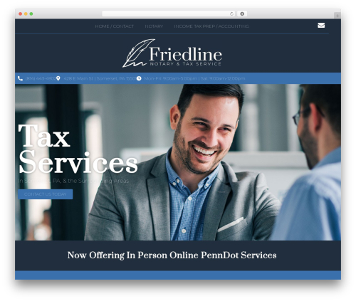 Hello Elementor WordPress theme - friedlinenotary.com