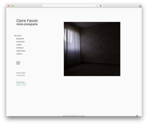 Lense WordPress theme - claire-fasulo.com