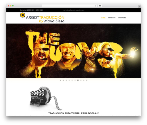 NODE best WordPress theme - argottraduccion.com