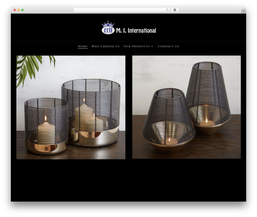 Ruper theme WordPress - miinternational.co.in
