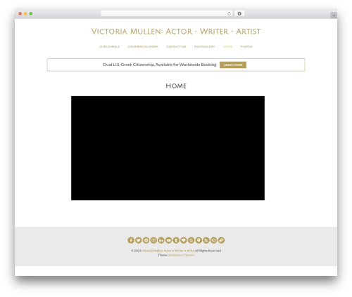 Solstice WordPress theme - victoriamullen.com