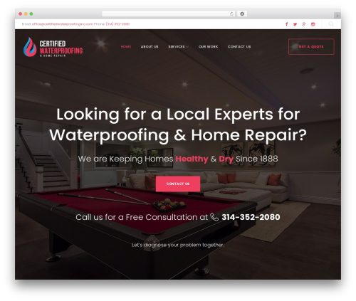 Tm mega menu WordPress plugin - certifiedwaterproofinginc.com