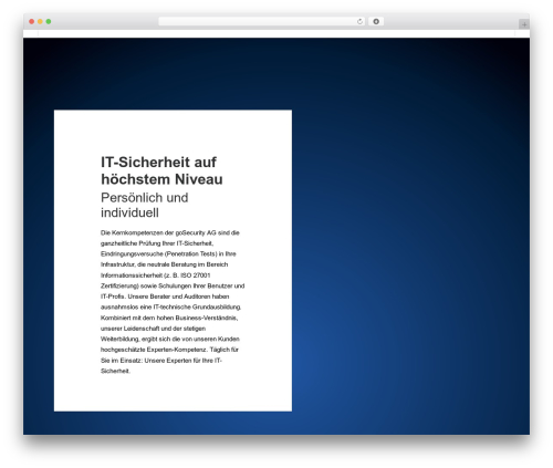 WP Bodymovin (wp-bodymovin) free WordPress plugin - gosecurity.ch