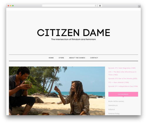 Vinyl WordPress theme - citizendamepod.com