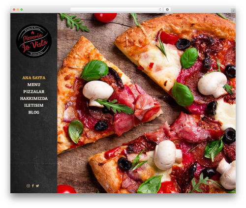 WordPress theme Albertos - pizzerialavista.com