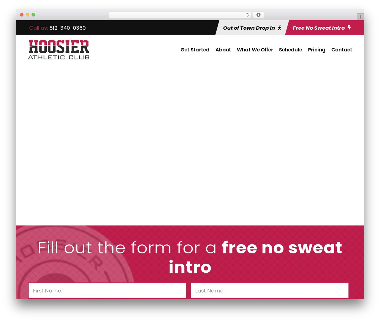 Zyth premium WordPress theme - hoosierathleticclub.com