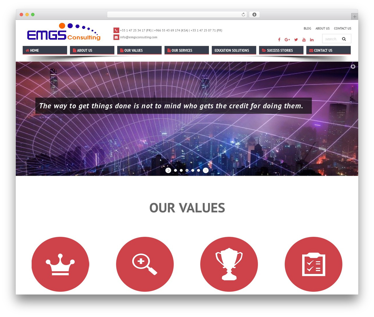Biss Child Theme premium WordPress theme - emgsconsulting.com