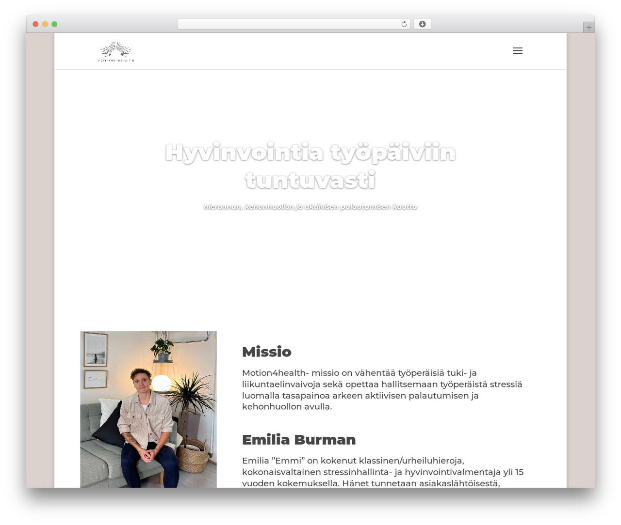 Divi WordPress theme - motion4health.fi Divi WordPress theme - motion4health.fi