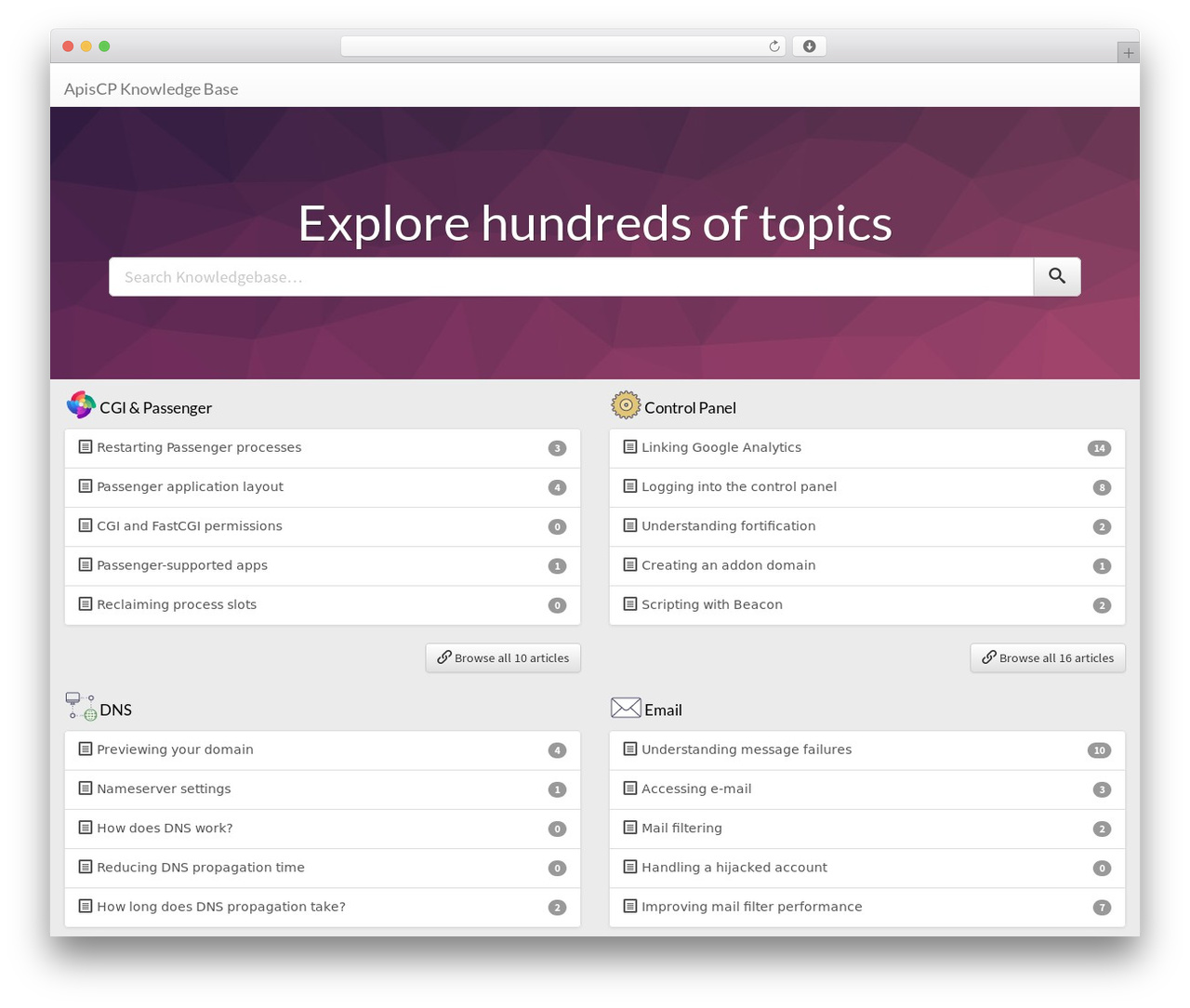 Theme WordPress WP Knowledge Base - kb.apiscp.com
