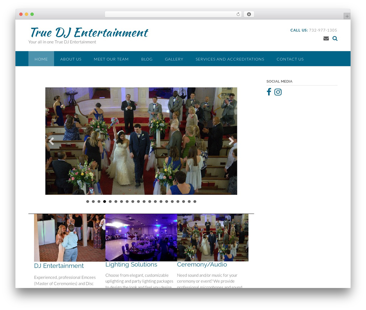 Theme WordPress Panoramic - truedjentertainment.com