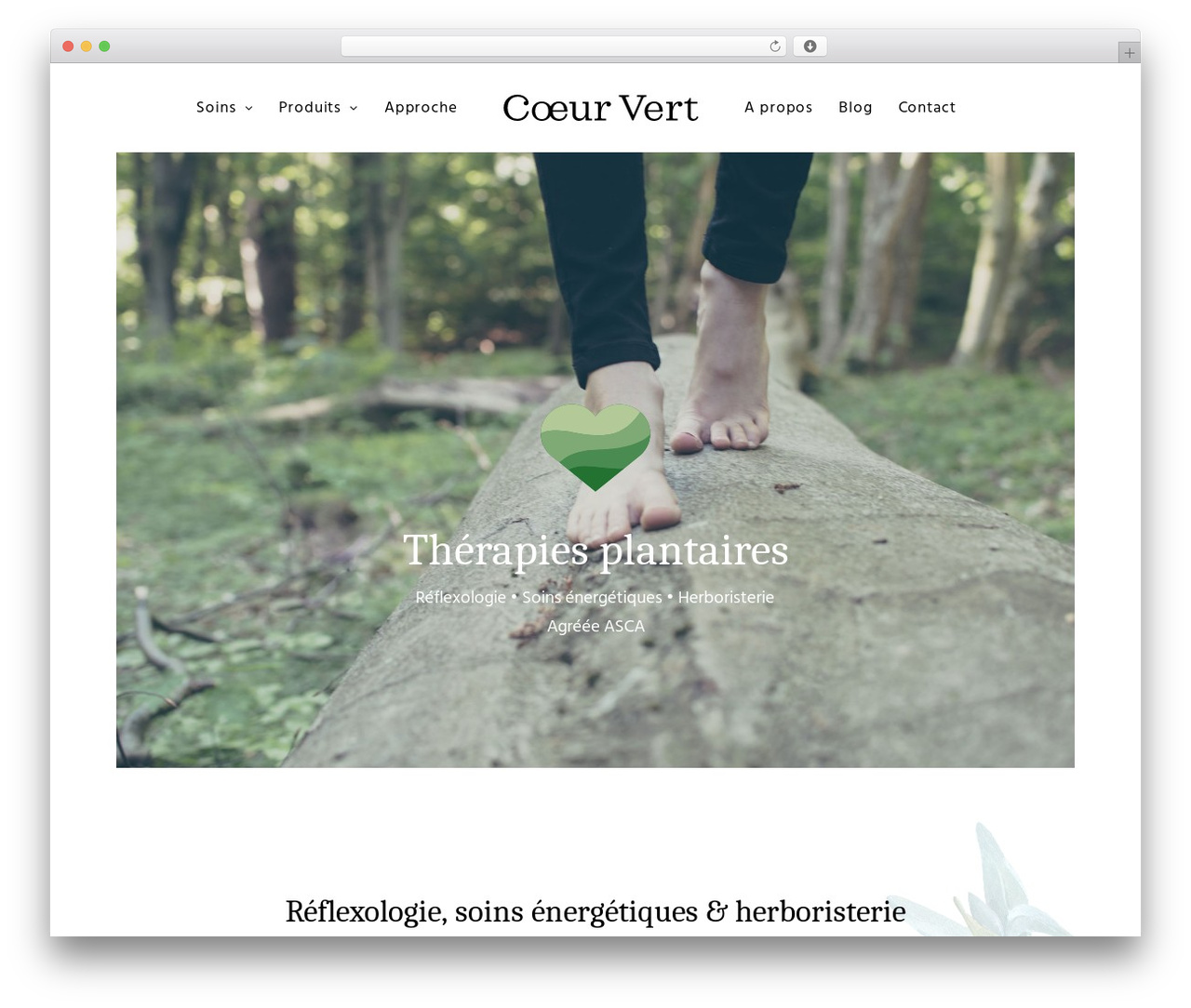 Coeur vert WordPress theme - coeurvert.ch