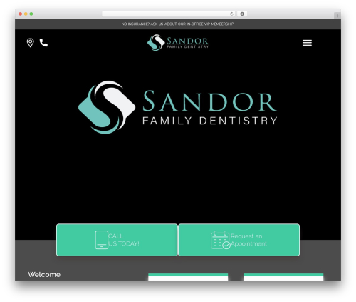 WordPress theme DoctorGenius Framework - sandorfamilydentistry.com
