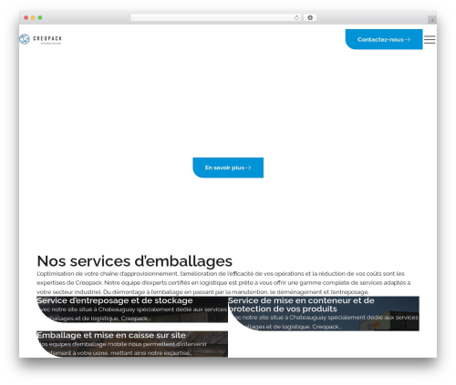 WordPress theme No Theme - creopack.com