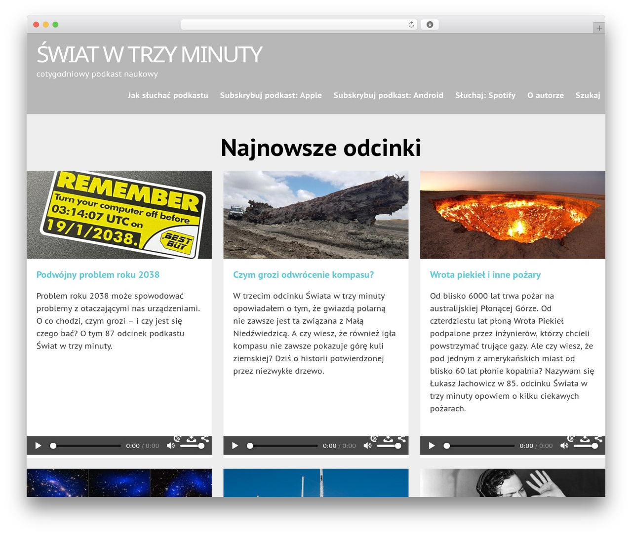 WordPress website theme Genesis - trzyminuty.com WordPress website theme Genesis - trzyminuty.com