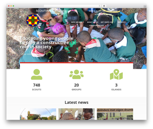Best WordPress theme Divi - scoutingantiano.org