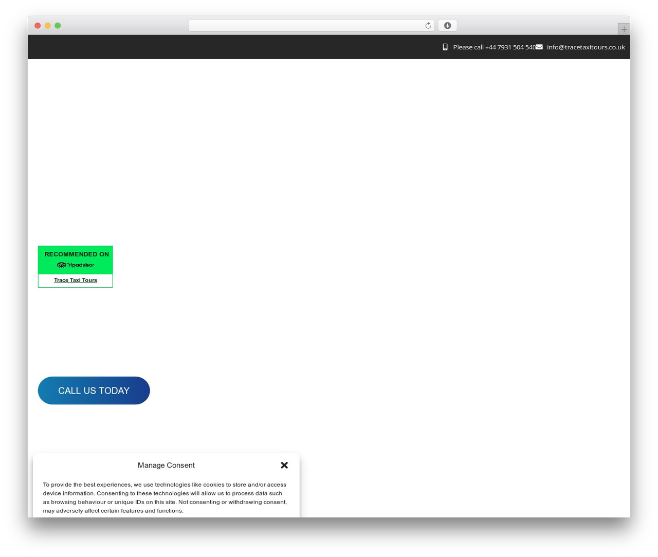 Hello Elementor WordPress theme - tracetaxitours.co.uk