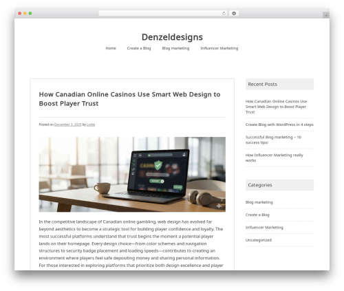 Noto Simple WordPress theme free download - denzeldesigns.org