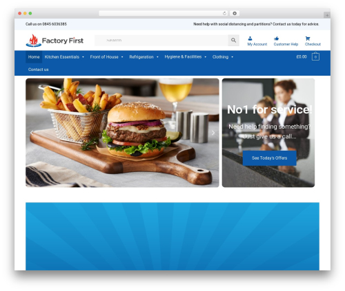 Shoptimizer WordPress shop theme - factoryfirst.com