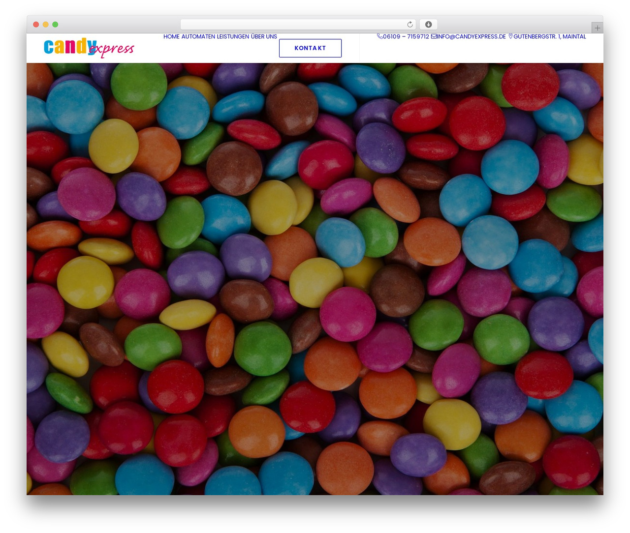 WordPress theme Uncode - candyexpress.de