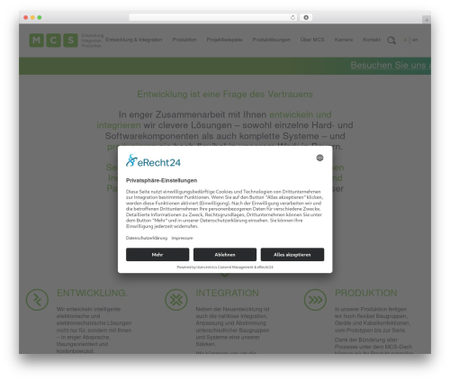 WordPress theme mcs - mcsberlin.de