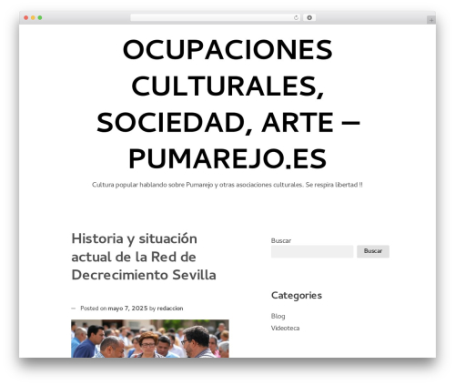 XSimply free WordPress theme - pumarejo.es