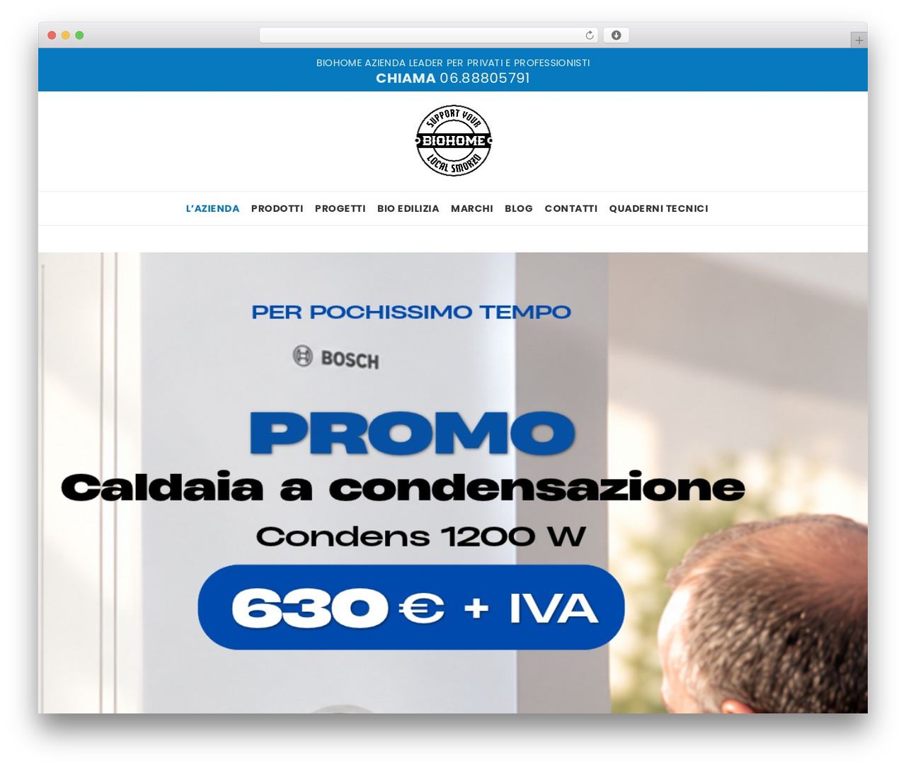 Basel WordPress theme - biohomeroma.com