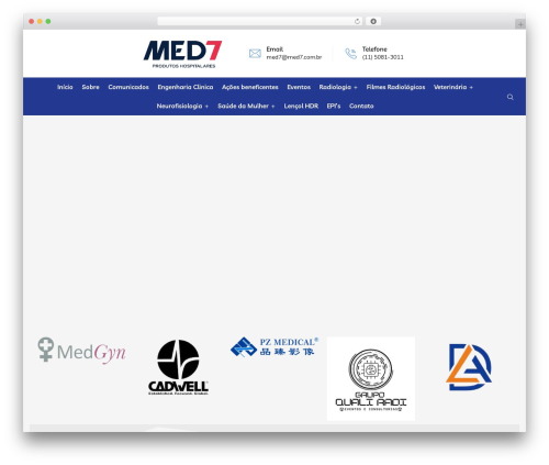 Braintech WordPress theme - med7.com.br
