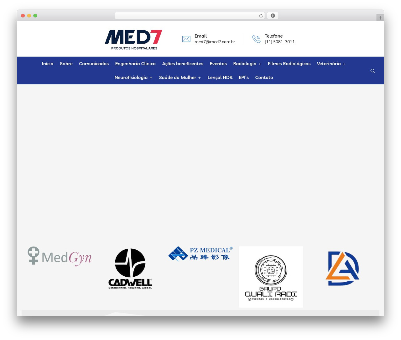 Braintech WordPress theme - med7.com.br