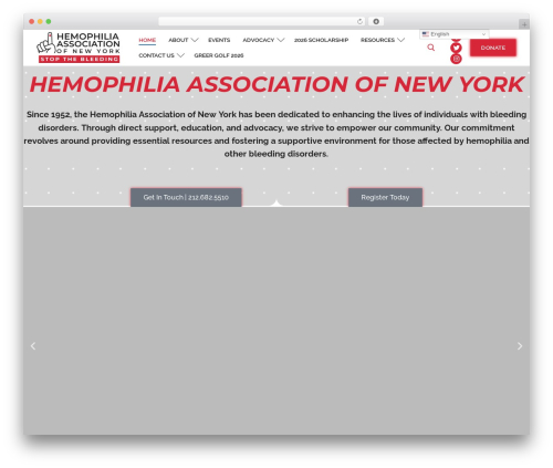 Customify top WordPress theme - hemophiliany.com