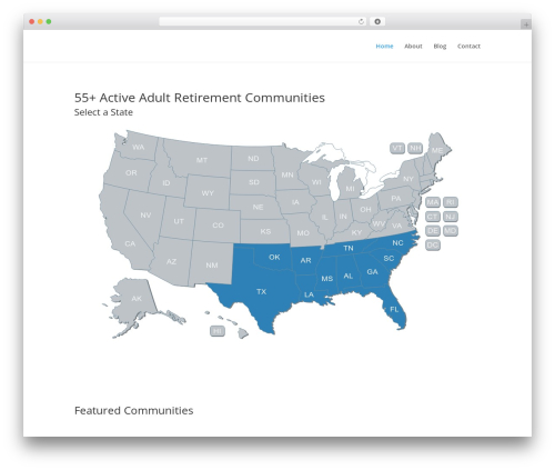Us map WordPress plugin - homestro.com
